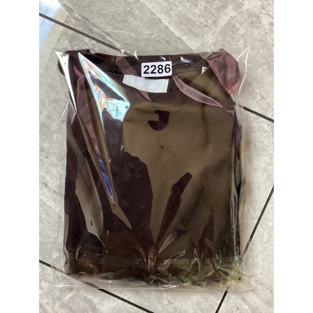 Citizens of Humanity Goldie Tee Chocolate Brown Crewneck T-Shirt 9272-1034 Sz S - Picture 8 of 8